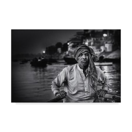 Piet Flour 'Nights On The Ganges' Canvas Art,16x24